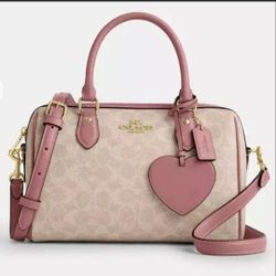 Dusty Rose COACH ROWAN BAG