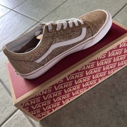 Sparkly Gold Vans 