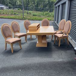 Large Table And 6 Chairs For Sale