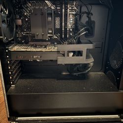 HP Omen 40L Gaming PC and AOC Monitor