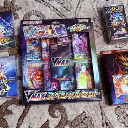 🚨 Collector’s Alert! 🚨 Rare Japanese Pokémon VMAX Sets – All Sealed & Ready for a New Home!