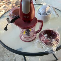 Ninja drink, mixer chopper red