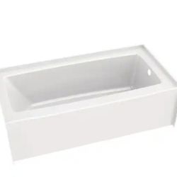 Delta Classic 500 60 In X 30 In Alcove Soaking Bathtub With Right Drain