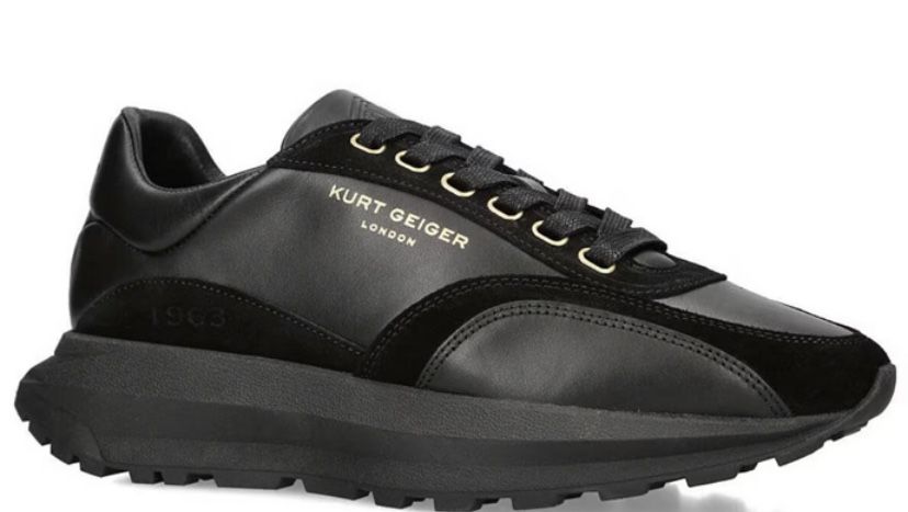 Kurt Geiger London Men's Gaspar Retro Leather Sneakers (SIZE 11)