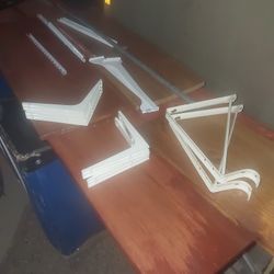 6 And 3 Foot Shelves With Hardware 