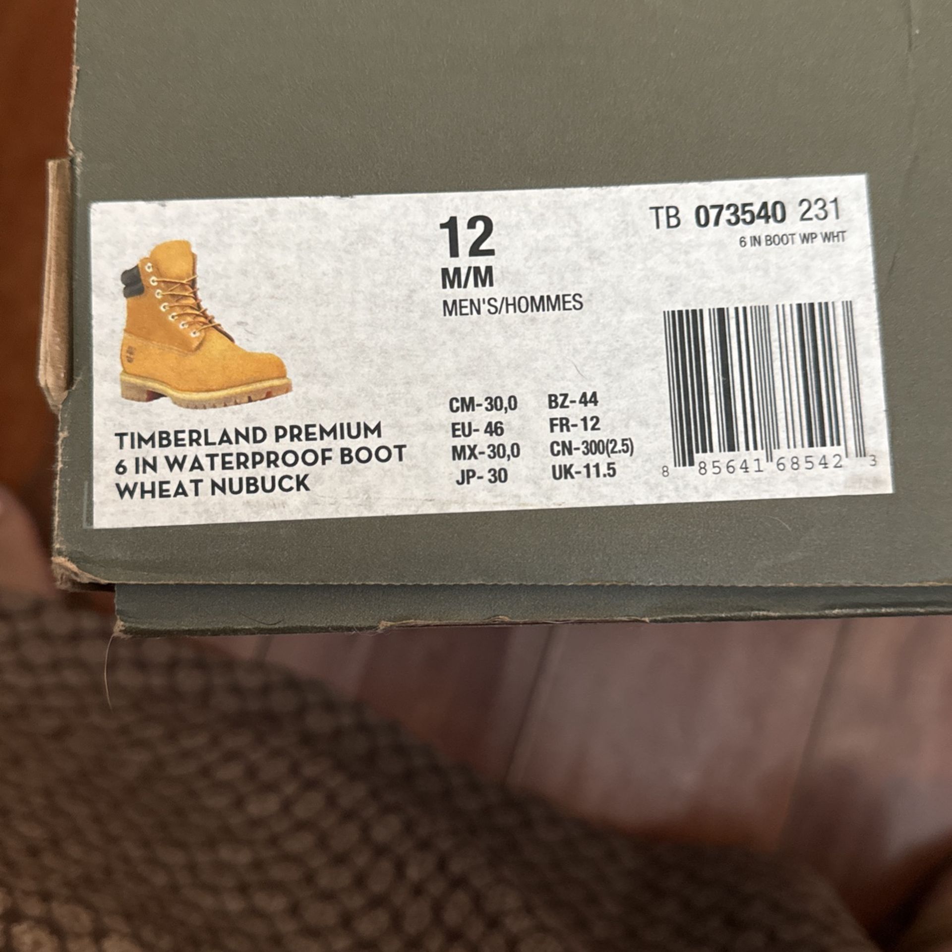 Timberland Size 12