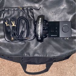 Audio Technica Headset And Native Audio Interface