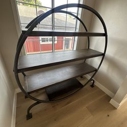 Large Round Bookshelve