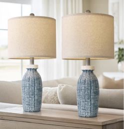 Brand New Set Of 2 - 22.75" Table Lamps