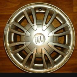 (1) 15 X 5 Lug Buick wheel/Rim: 
5 lug 4.53 inch or 115 mm High Positive Offset