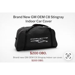 Brand New GM OEM C8 Stingray Indoor Cover