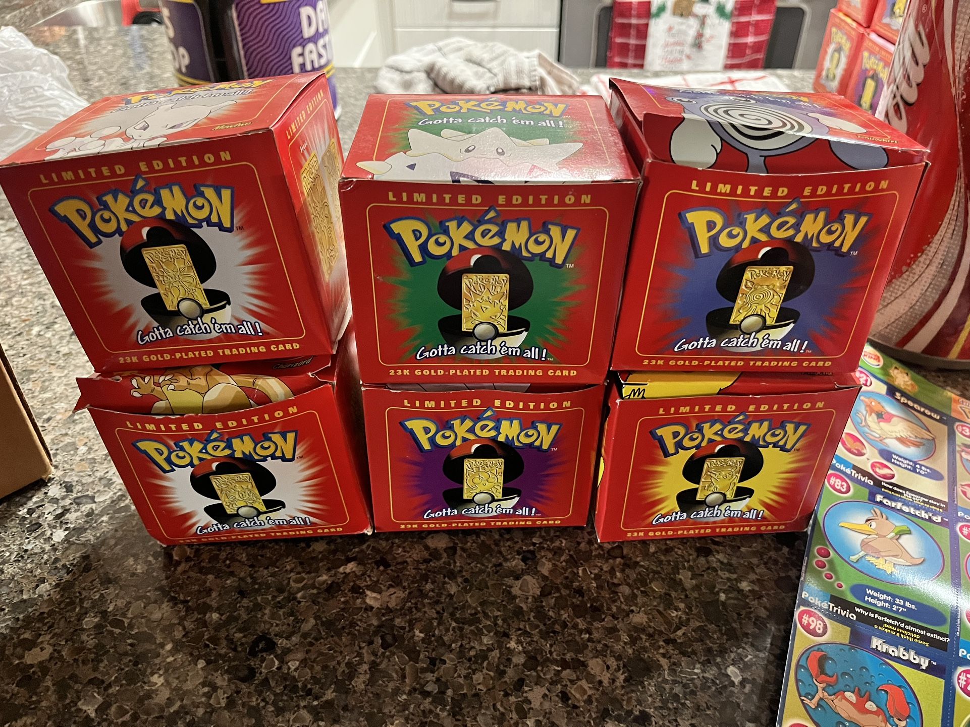 Gold Plated Pokémon Cards 