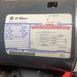 3/4 Hp Electric Motor