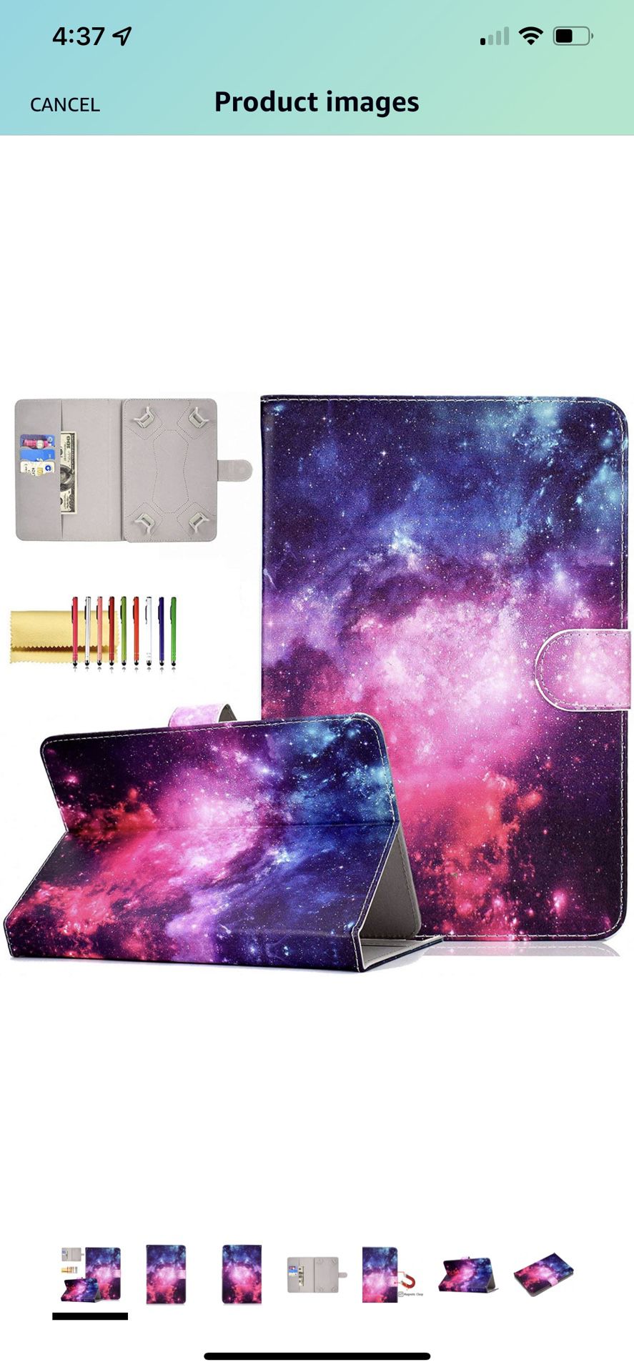 Tablet Case Fits Kindle 7-8” Galaxy Etc 