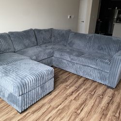 Light Grey Sectional Sofa 