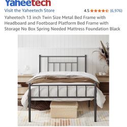 Twin Size Bed Frame 