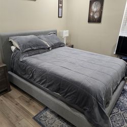 Queen Bed Frame Box Spring And Mattress