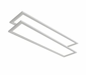 Artika Sunray 1’x4’ Flat Panel LED Light, 2 pack