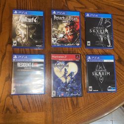 PS4 Games And Ps2 Game
