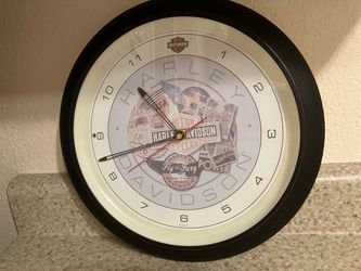 Vintage Harley-Davidson Wall Clock