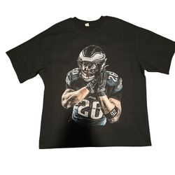 Black Saquon Barkley Graphic Tee