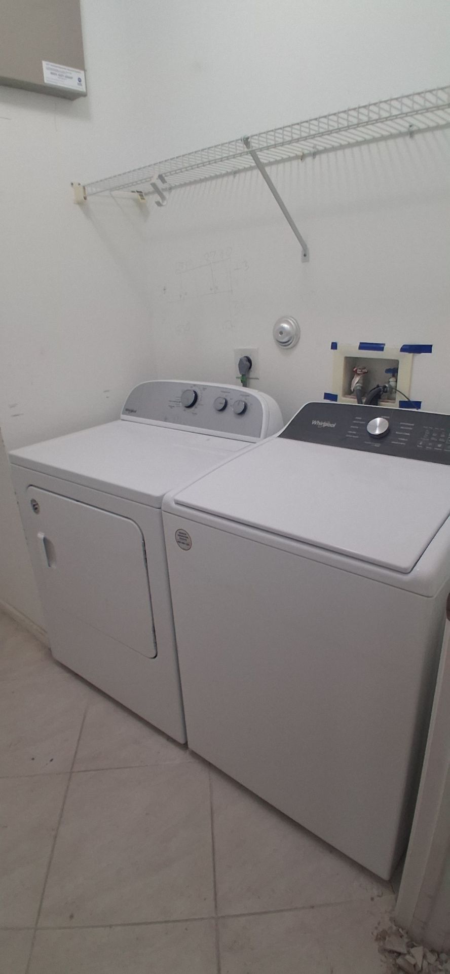 Washer and dryer