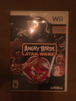 Nintendo Wii angry birds Star Wars