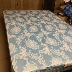 Queen bed frame and Spring Box.  Free