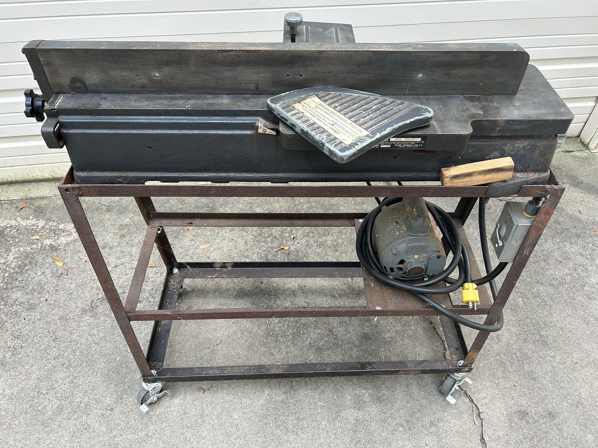6inch Wood Planer Craftsman 1970’s Floor Model