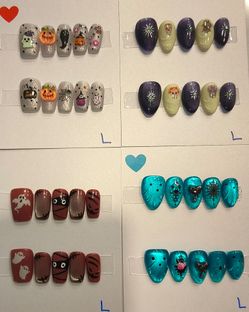 Halloween press on nails
