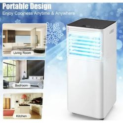 6000 BTU 3-in-1 Portable Air Conditioner Fan Dehumidifier Room W/ Remote Control