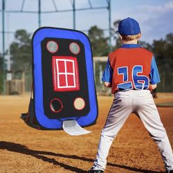 Baseball Pop-Up Pitching Net with Strike Zone