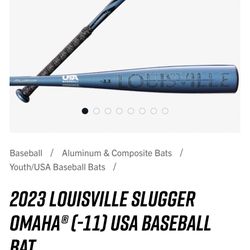 USA Baseball Bat 