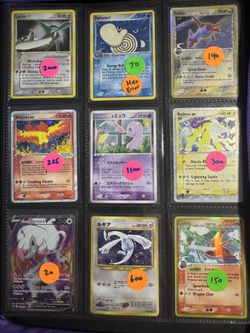Vintage Pokémon Cards
