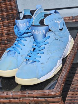 Air Jordan 7 Retro Pantone UNC Baby Blue 304775-400  Size 11