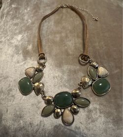 Boho Style Necklace 17” in length 3” Exto