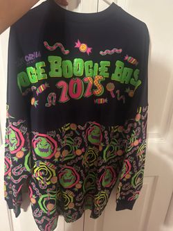 oogie boogie bash 2025 disney spirit halloween jersey glow in the dark