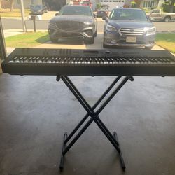 Yamaha MOX8, speakers And Stand