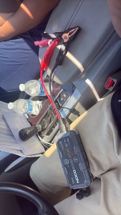Car battery charger / portable charger / flash light