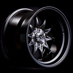 JNC003 Matte Black Wheels - 15"