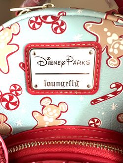 2022 Disney Park popular Holiday Peppermint Loungefly