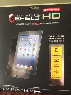 iPad invisible shield