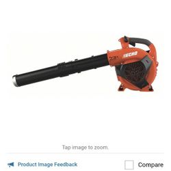 ECHO Gas-Powered Handheld Blower: 456 cfm Max. Air Flow, 172 mph Max. Air Speed