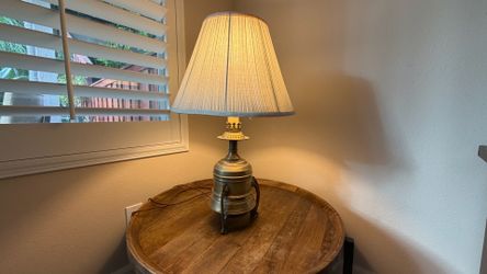 Vintage Brass Table Lamp – Heavy & Working