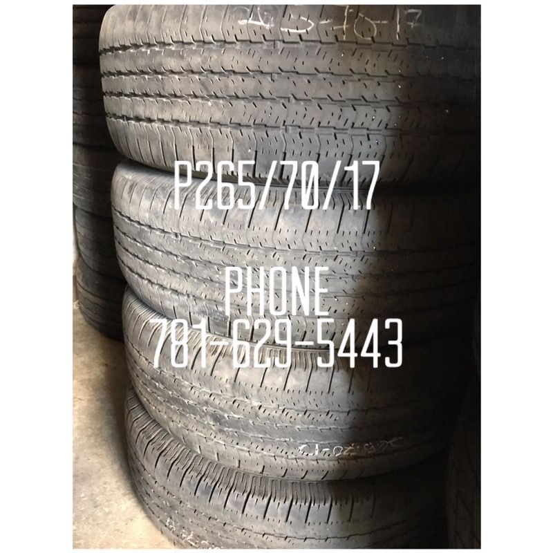 Used Tire For Sale p265/70/17 $160 All Four installed