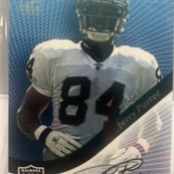 Raiders autograph card