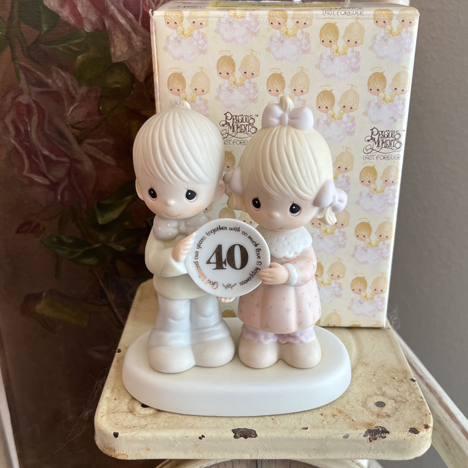 1983 Precious Moments 40th Anniversary Figurine