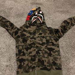 Bape Hoodie Green 