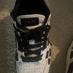 Amiri Skel Low Black and White