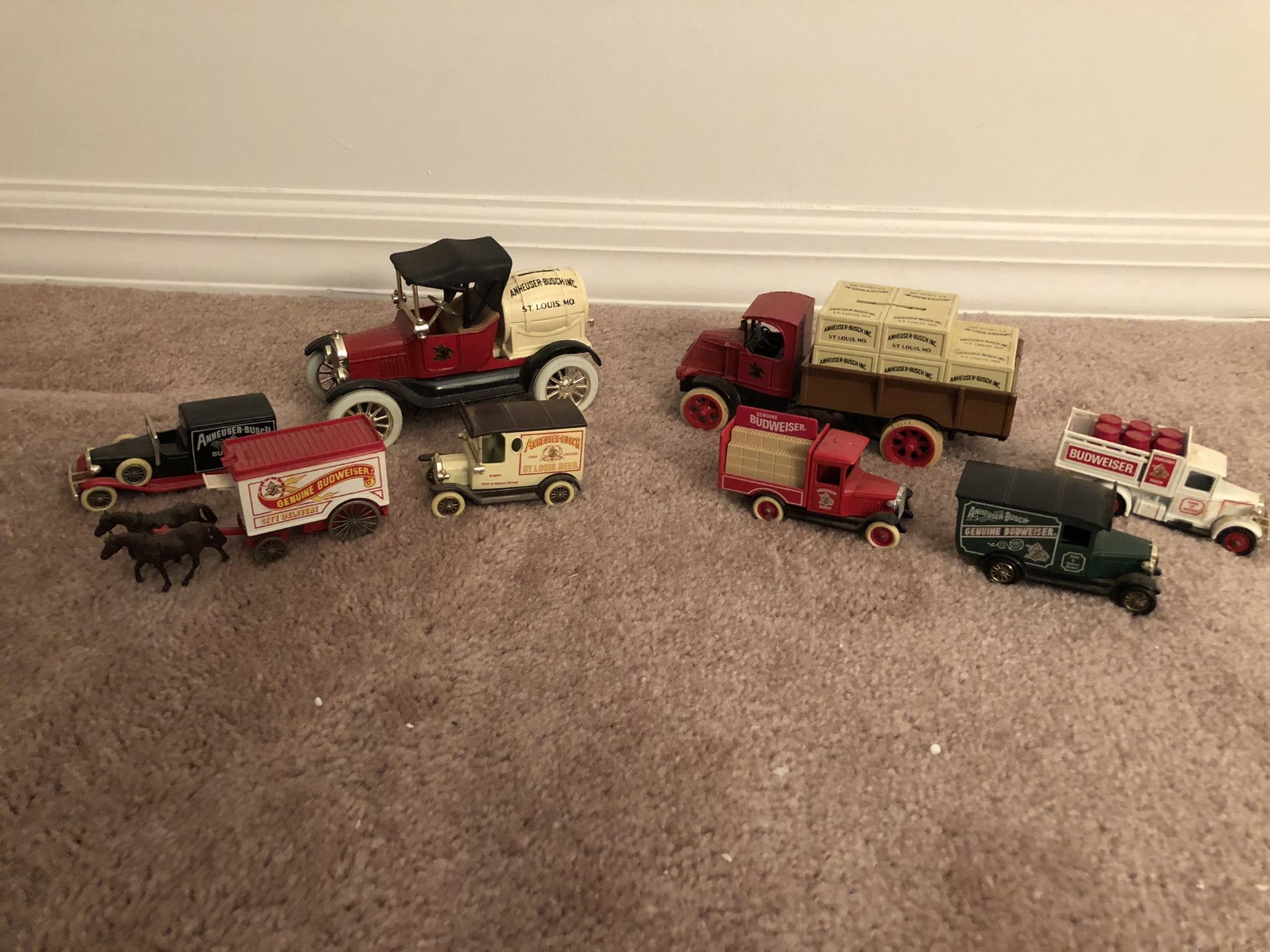 Vintage Anheuser Busch cars
